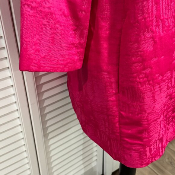 Chico’s Jacquard Button-Front Jacket – Pink – Size 3P Petite - Picture 4 of 11